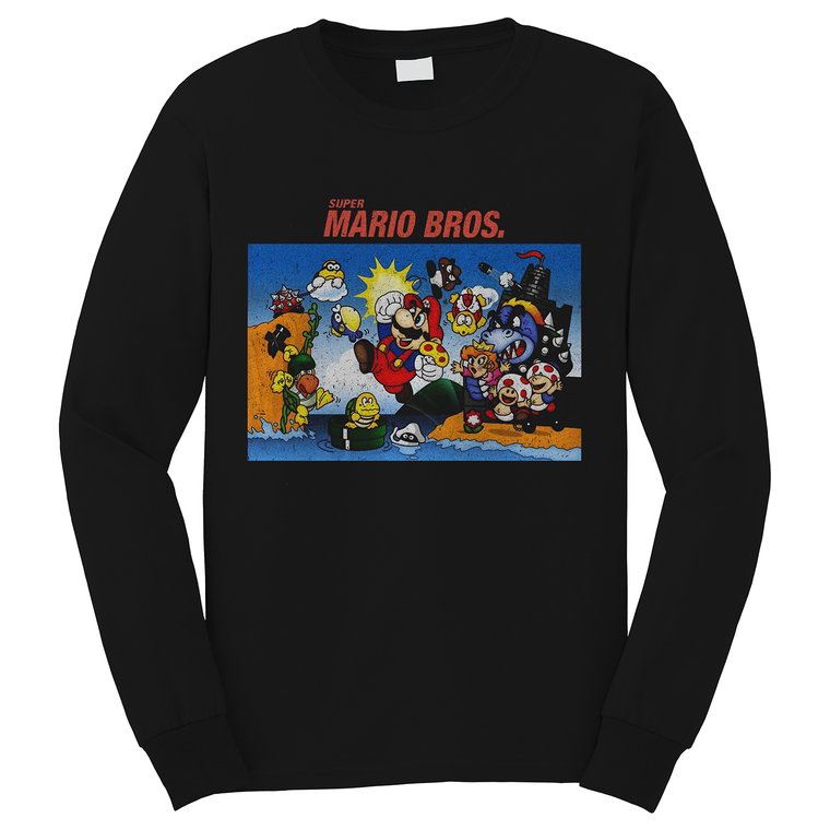 SUPER MARIO BROS VINTAGE Long Sleeve T-Shirt