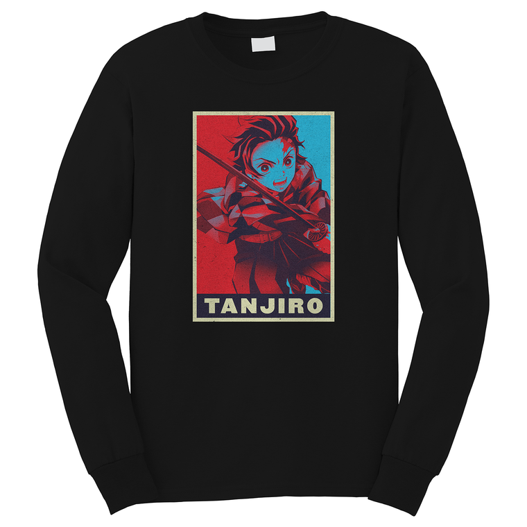 TANJIRO DEMON SLAYER KIMETSU NO YAIBA Long Sleeve T-Shirt