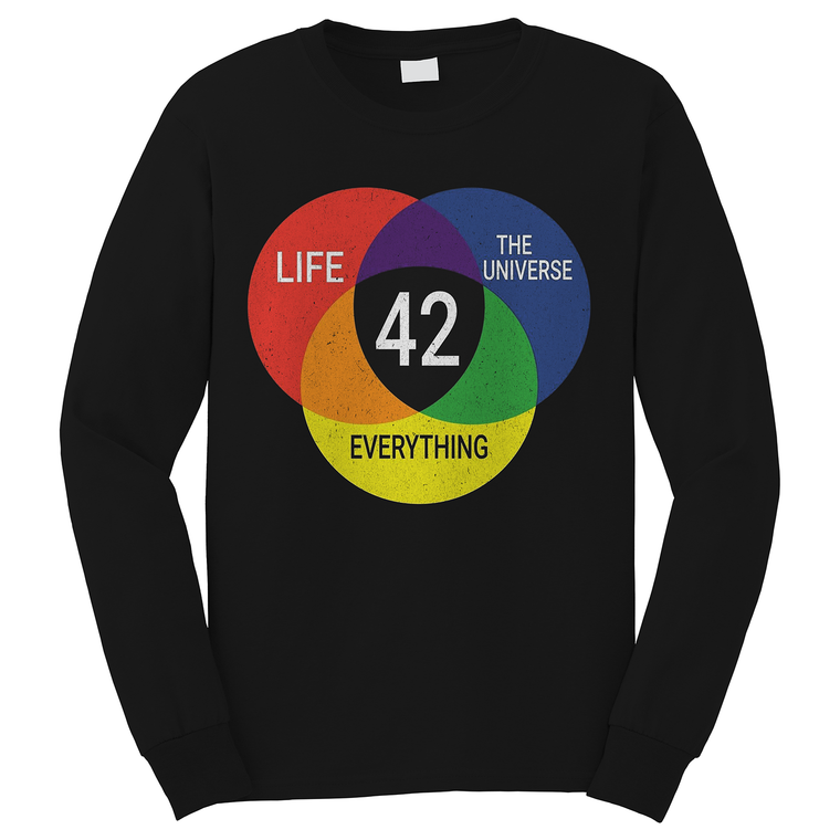 THE ANSWER TO EVERYTHING IS 42 3 Long Sleeve T-Shirt