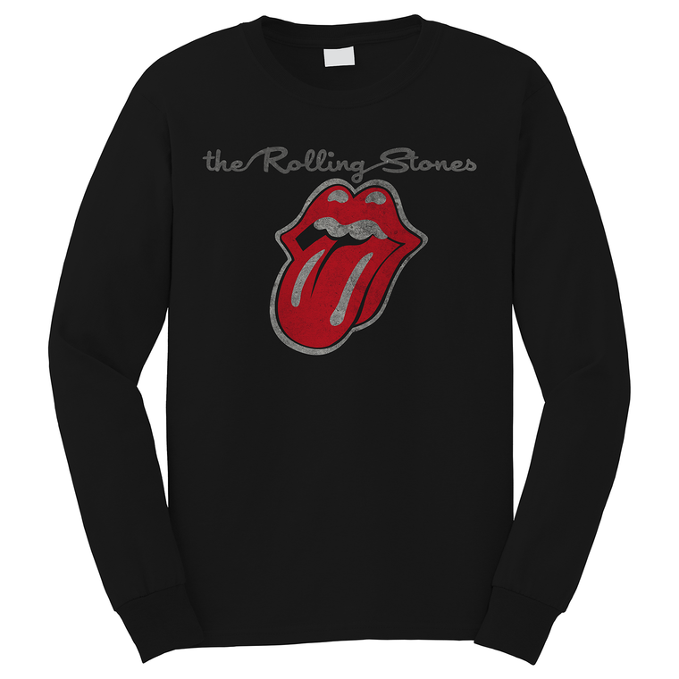 THE ROLLING STONES ROCK BAND LOGO Long Sleeve T-Shirt