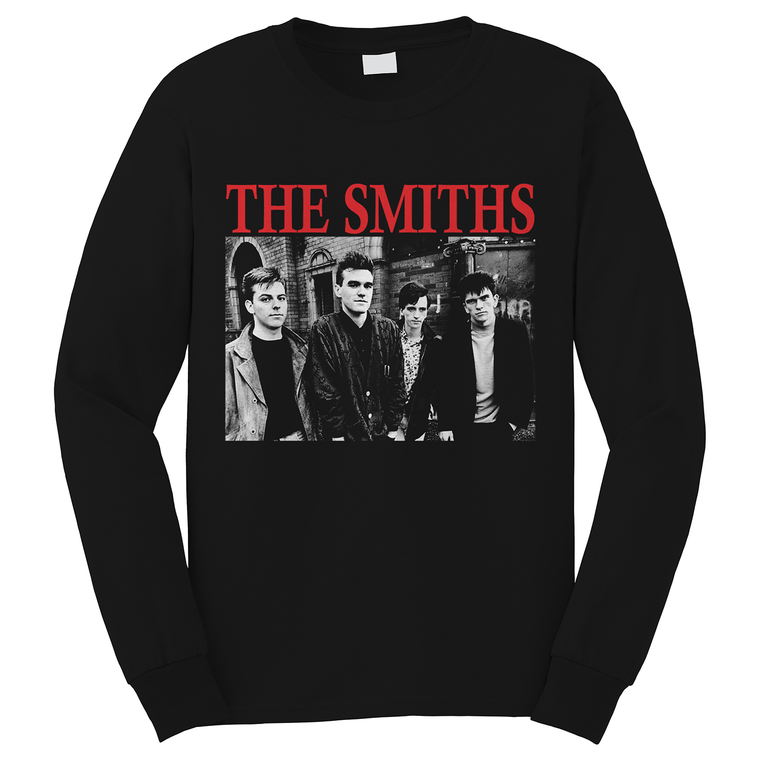 THE SMITHS ROCK BAND Long Sleeve T-Shirt