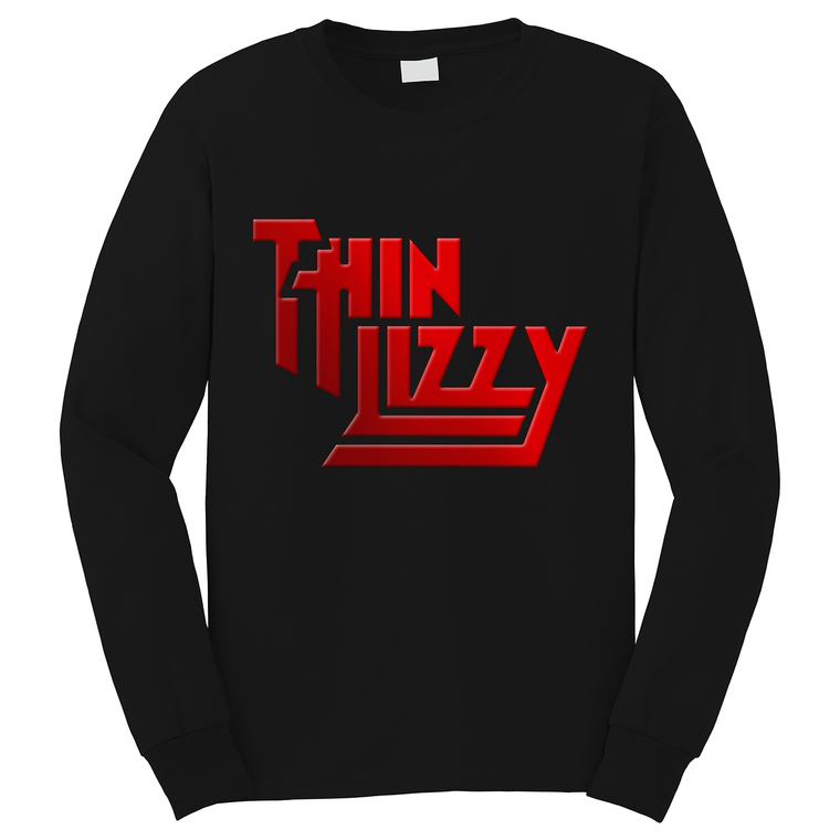 THIN LIZZY ROCK BAND LOGO Long Sleeve T-Shirt