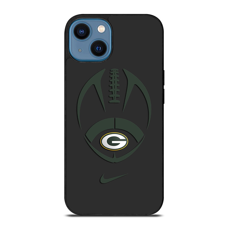 GREEN BAY PACKER LOGO FOOTBALL iPhone 14 Case