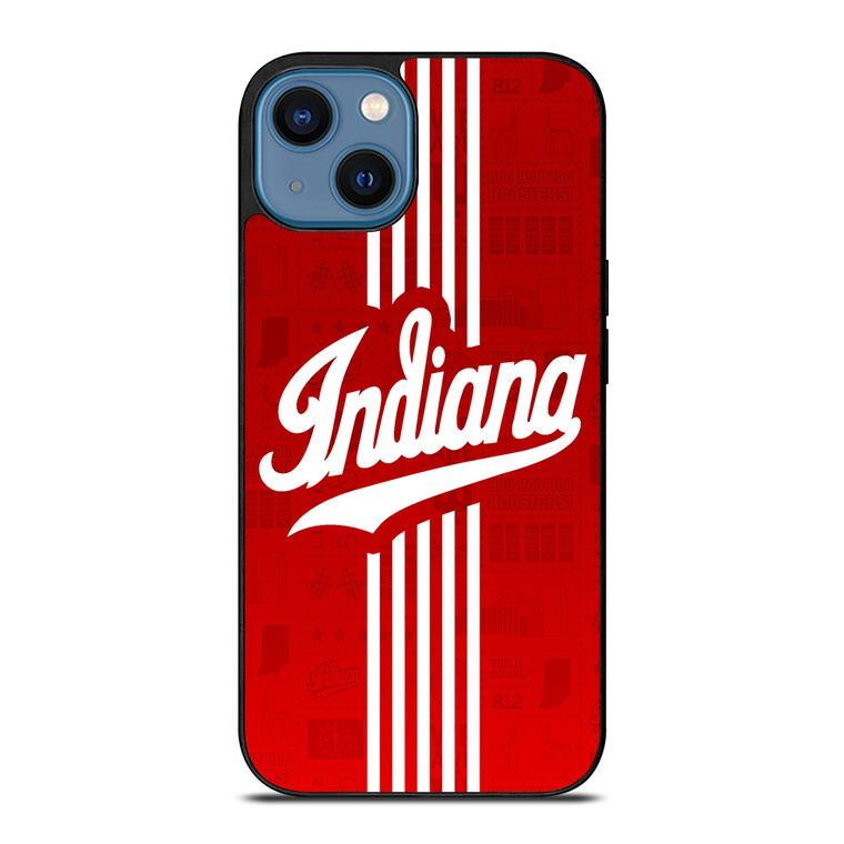 INDIANA HOOSIERS LOGO iPhone 14 Case