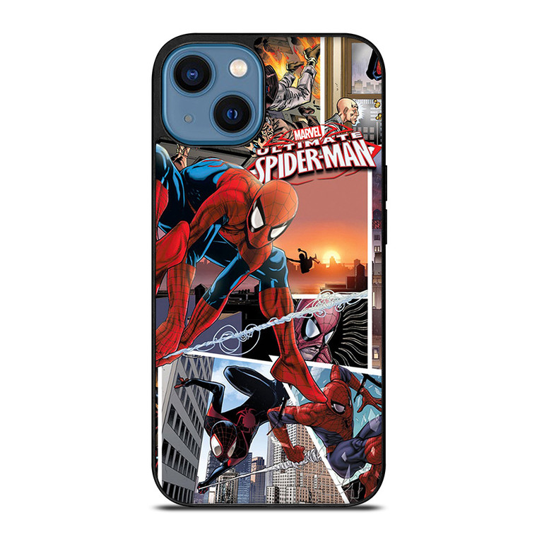 MARVEL ULTIMATE SPIDERMAN COMIC iPhone 14 Case