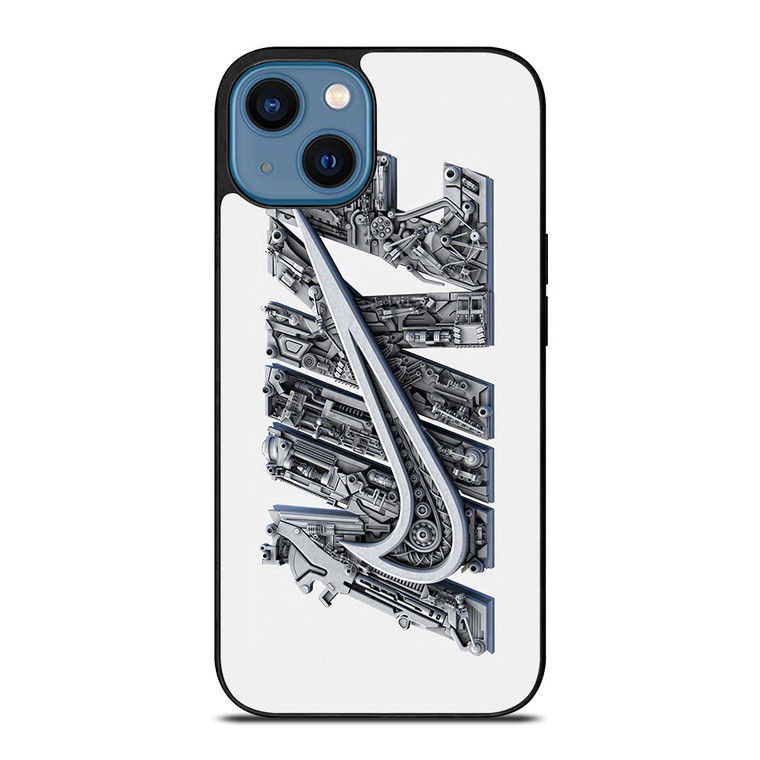 NIKE SWOOSH MECHANIC LOGO iPhone 14 Case NIKE SWOOSH MECHANIC LOGO iPhone 14 Case