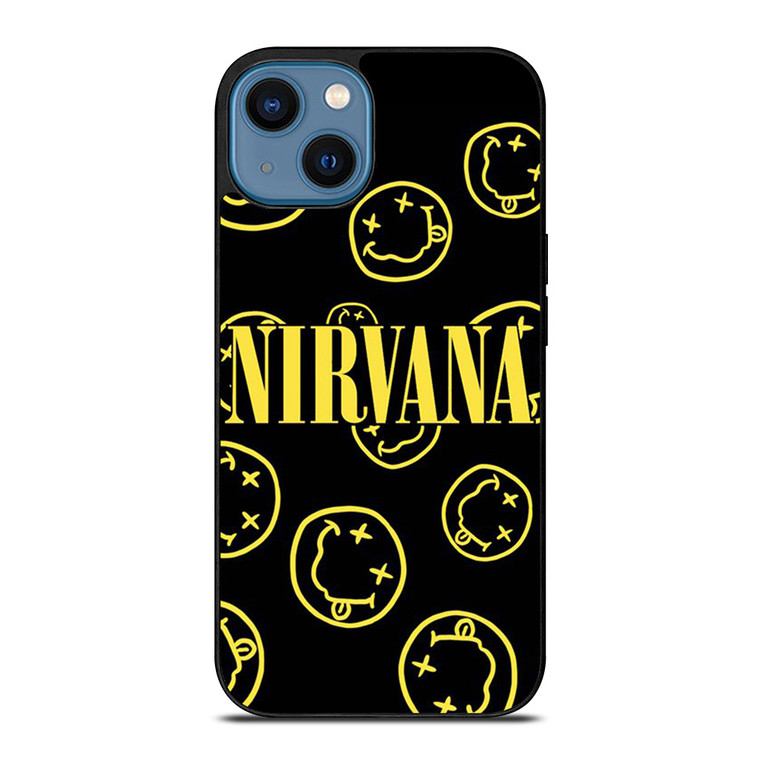 NIRVANA SMILEY FACE COLLAGE iPhone 14 Case