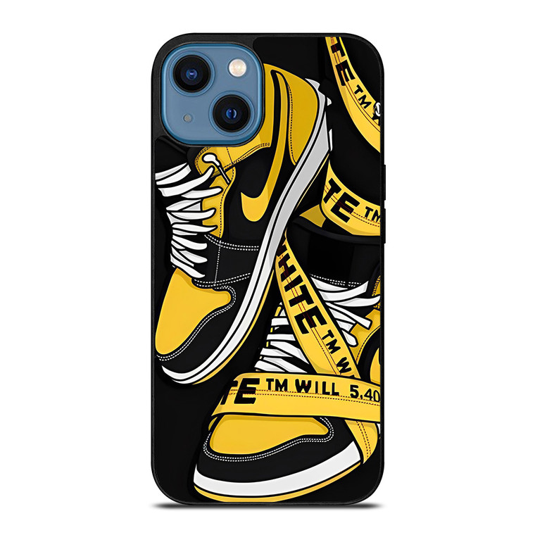 OFF WHITE SHOES HYPERBEAST iPhone 14 Case