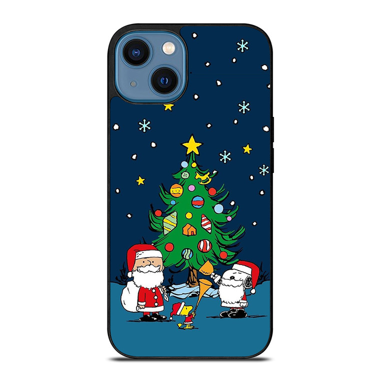 SNOOPY AND SANTA THE PEANUTS iPhone 14 Case SNOOPY AND SANTA THE PEANUTS iPhone 14 Case