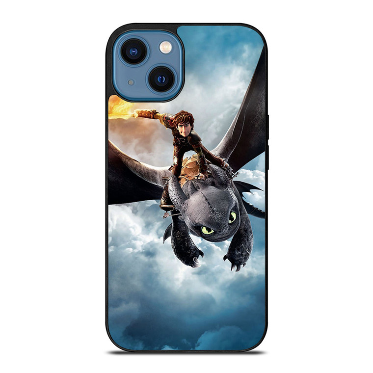 TOOTHLESS AND HICCUP TRAIN YOUR DRAGON iPhone 14 Case TOOTHLESS AND HICCUP TRAIN YOUR DRAGON iPhone 14 Case