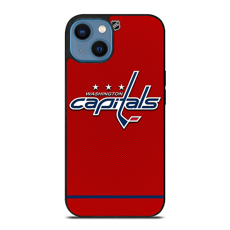WASHINGTON CAPITALS LOGO NHL HOCKEY TEAM iPhone 14 Case