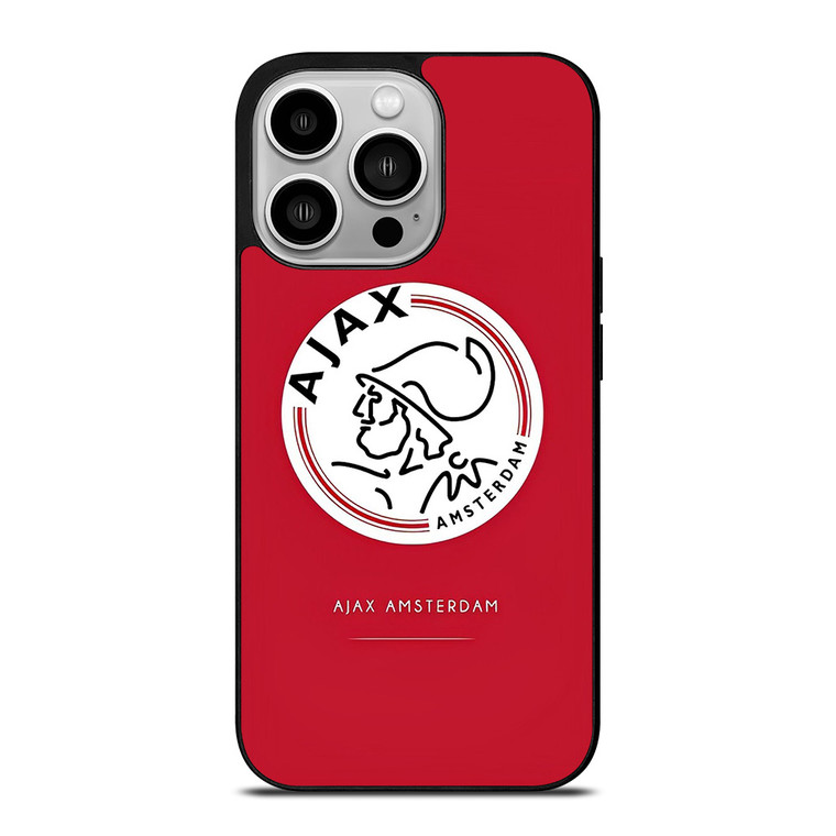 AJAX AMSTERDAM FOOTBALL TEAM LOGO ICON iPhone 14 Pro Case