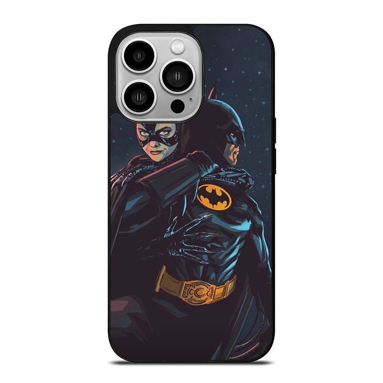 CATWOMAN AND BATMAN ROMANCE iPhone 14 Pro Case