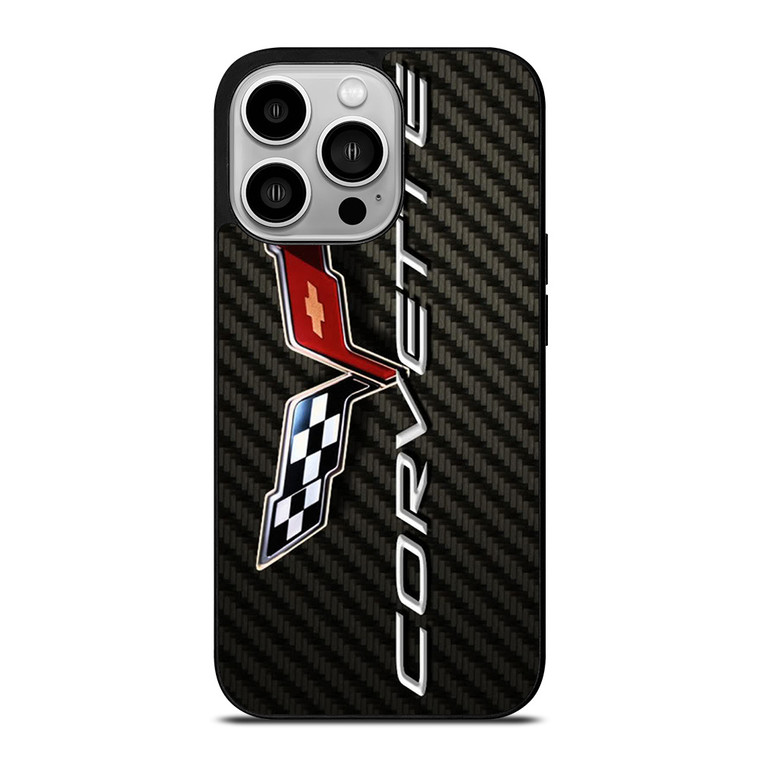 CORVETTE CHEY LOGO CARBON iPhone 14 Pro Case CORVETTE CHEY LOGO CARBON iPhone 14 Pro Case