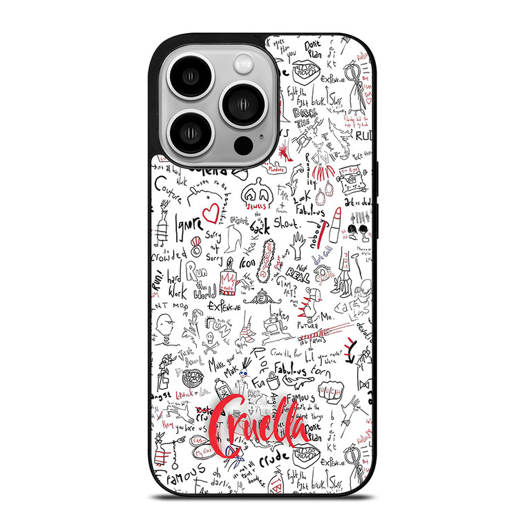 CRUELLA DEVILLE GRAFFITY iPhone 14 Pro Case