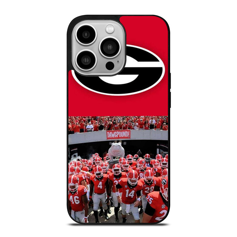 GEORGIA BULDOGS FOOTBALL TEAM iPhone 14 Pro Case