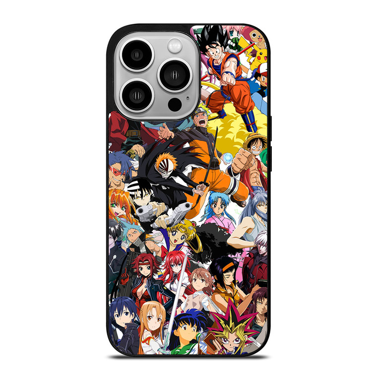 MANGA CHARACTERS CROSSOVER ANIME iPhone 14 Pro Case