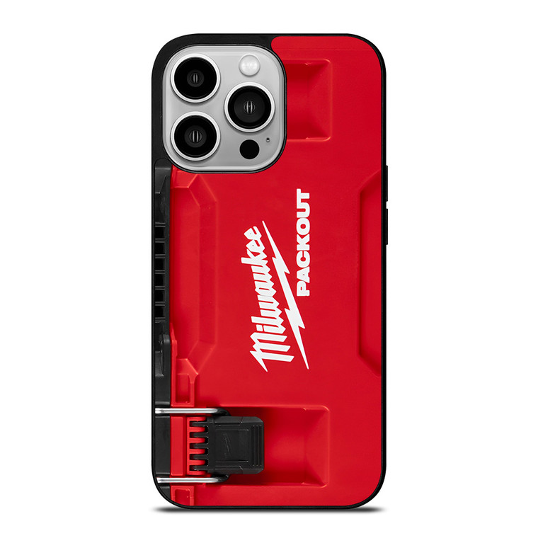 MILWAUKEE TOOLBOX LOGO PACKOUT iPhone 14 Pro Case
