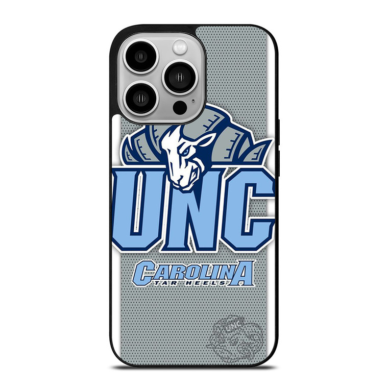 NORTH CAROLINA TAR HEELS UNIVERSITY FOOTBALL LOGO iPhone 14 Pro Case