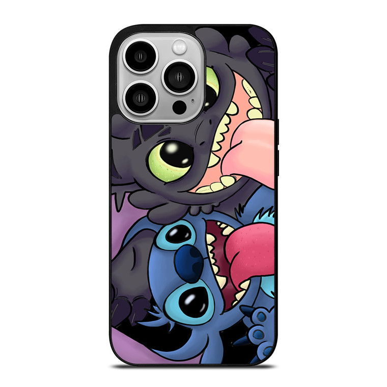 STITCH AND TOOTHLESS CARTOON iPhone 14 Pro Case