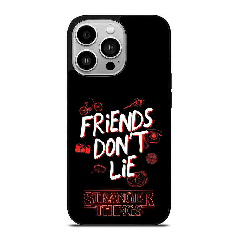 STRANGER THINGS FRIENDS DON'T LIE iPhone 14 Pro Case STRANGER THINGS FRIENDS DON'T LIE iPhone 14 Pro Case