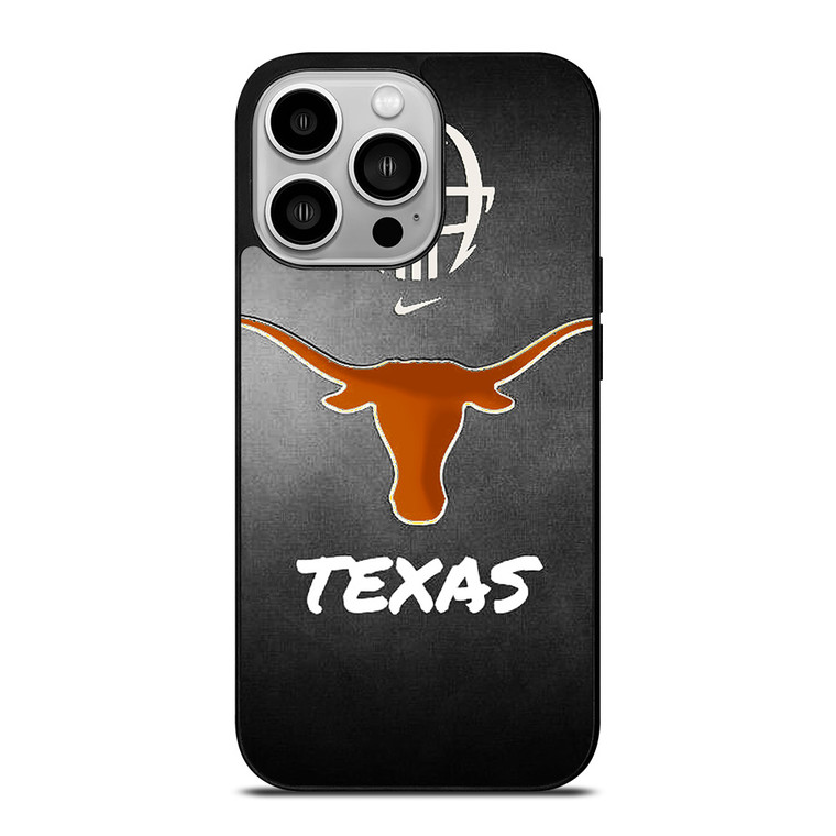 TEXAS LONGHORNS LOGO FOOTBALL iPhone 14 Pro Case TEXAS LONGHORNS LOGO FOOTBALL iPhone 14 Pro Case