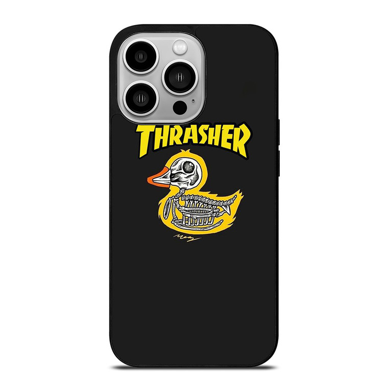 THRASHER SKATEBOARD MAGAZINE DUCK iPhone 14 Pro Case THRASHER SKATEBOARD MAGAZINE DUCK iPhone 14 Pro Case