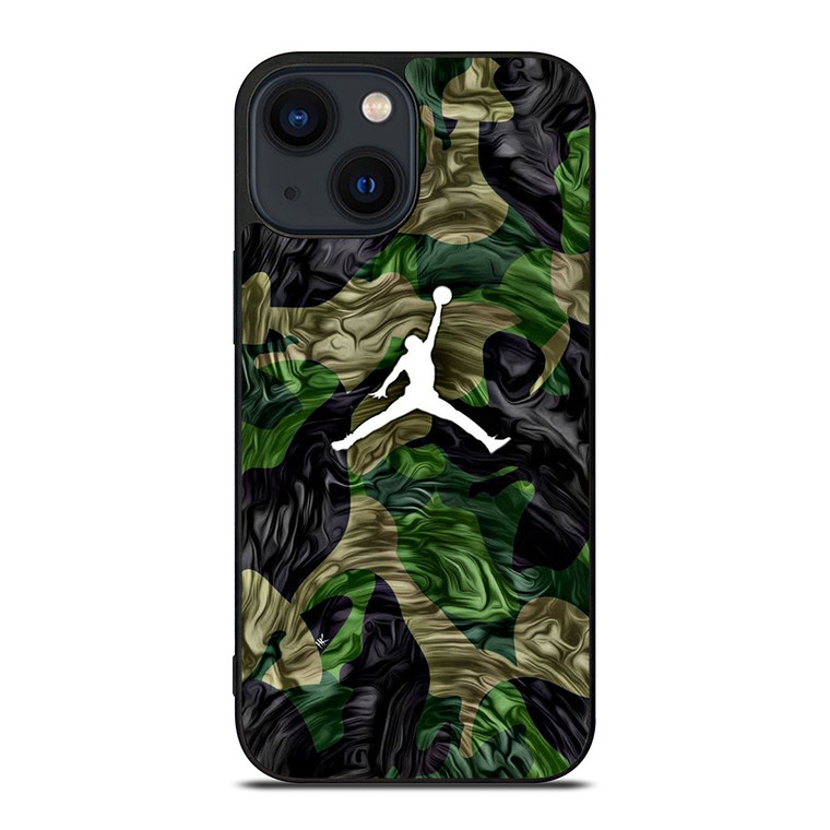 AIR JORDAN CAMO ART iPhone 14 Plus Case