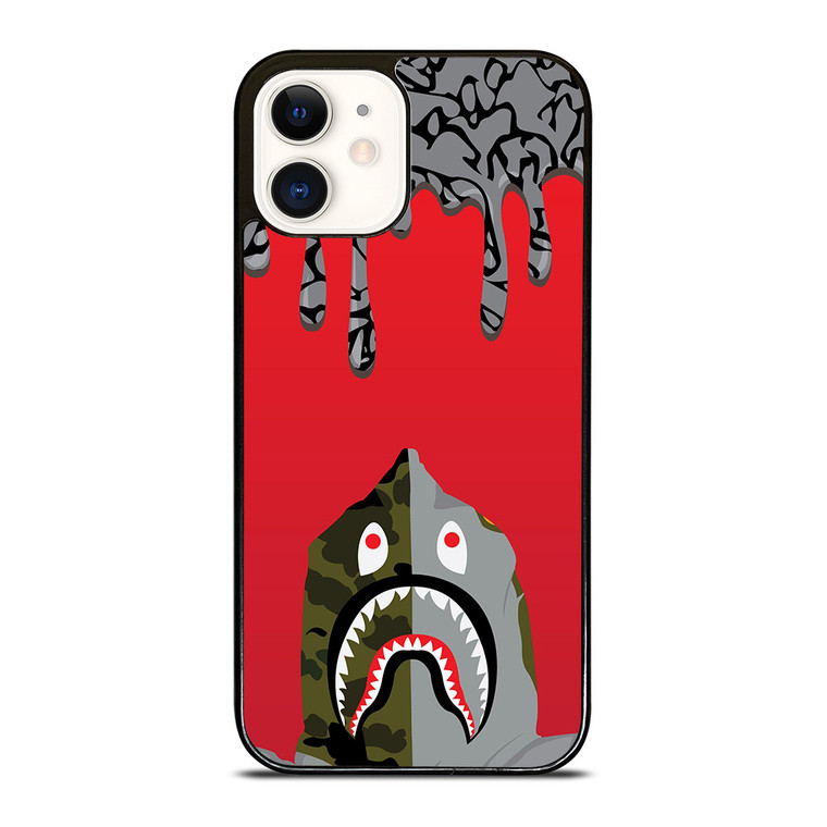 BAPE CAMO MELTED ARTWORK iPhone 12 Case