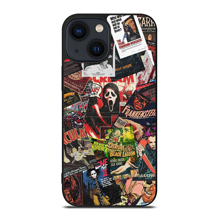 HORROR MOVIE POSTER COLLAGE iPhone 14 Plus Case