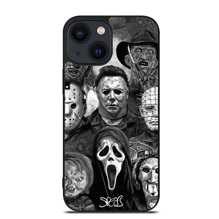 HORROR MOVIES CHARACTERS iPhone 14 Plus Case