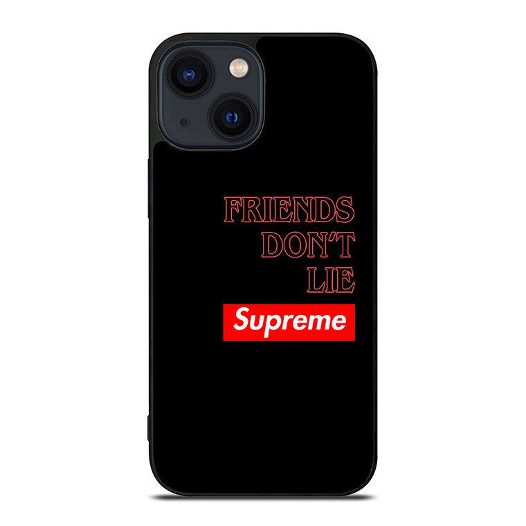 SUPREME FRIENDS DON'T LIE iPhone 14 Plus Case