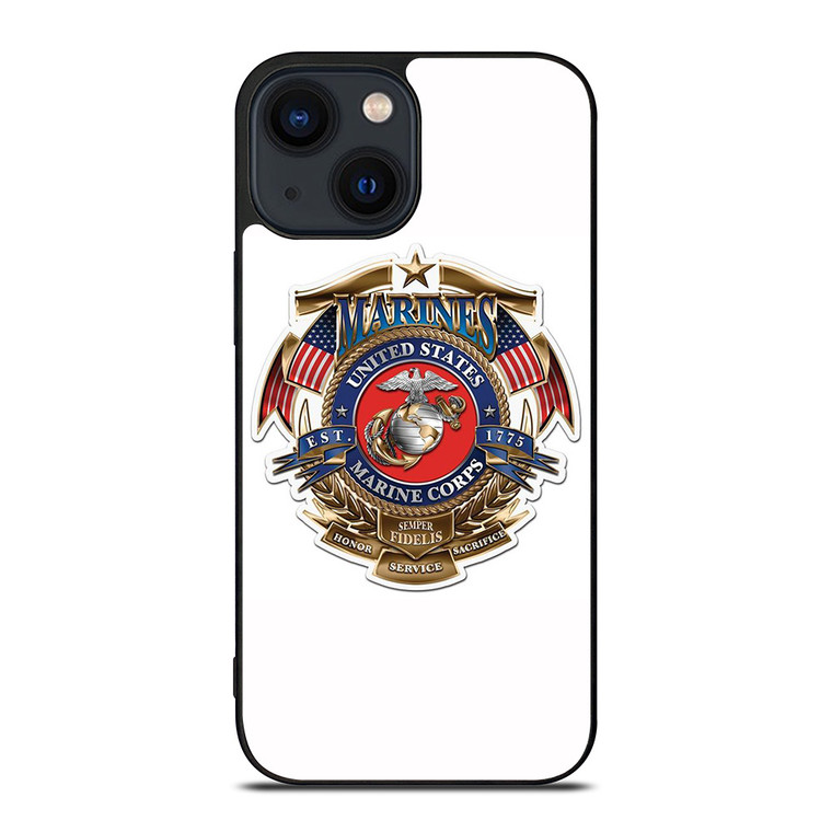 USMC US MARINE SEAL CORPS LOGO EMBLEM iPhone 14 Plus Case