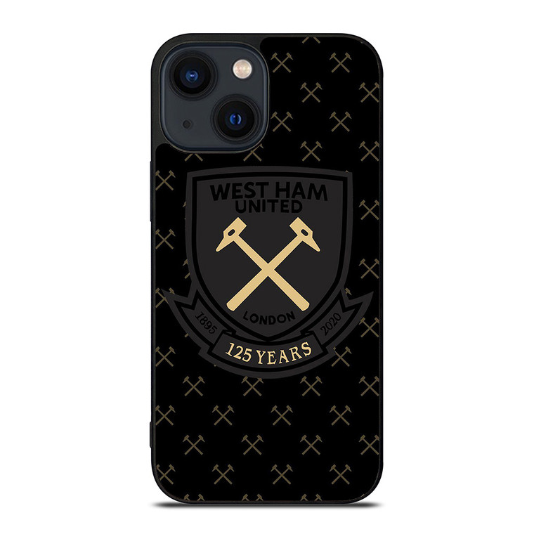 WEST HAM UNITED BLACK LOGO iPhone 14 Plus Case