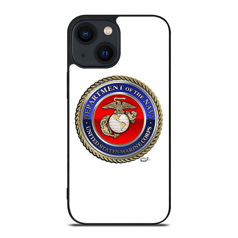 DEPARTMENT OF NAVY USMC MARINE COPRS iPhone 13 Case