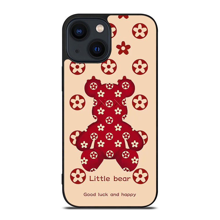 LITTLE BEAR BRICK KAWS RED iPhone 13 Case