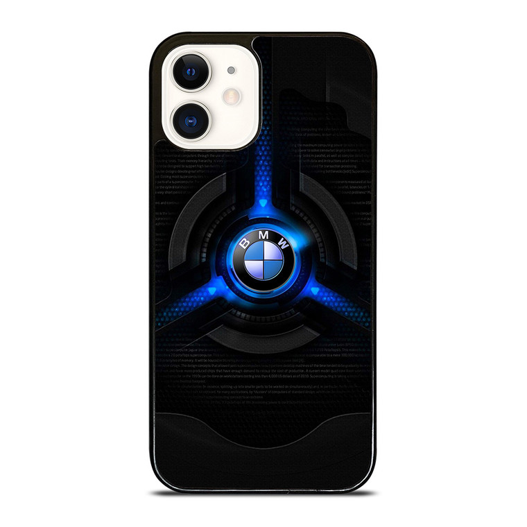 BMW LOGO BLUE LIGHT iPhone 12 Case