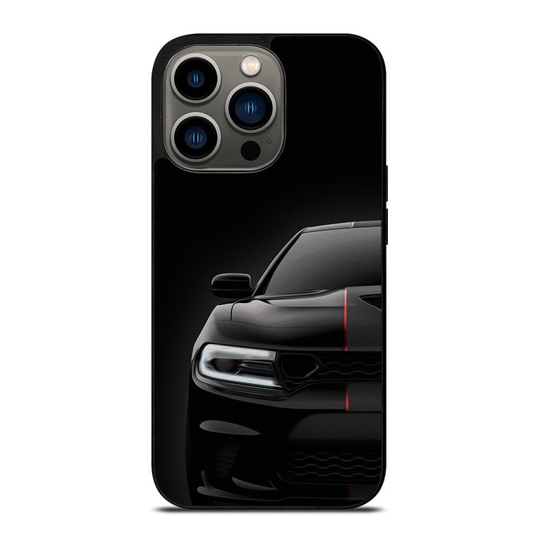 DODGE CHALLENGER BLACK iPhone 13 Pro Case