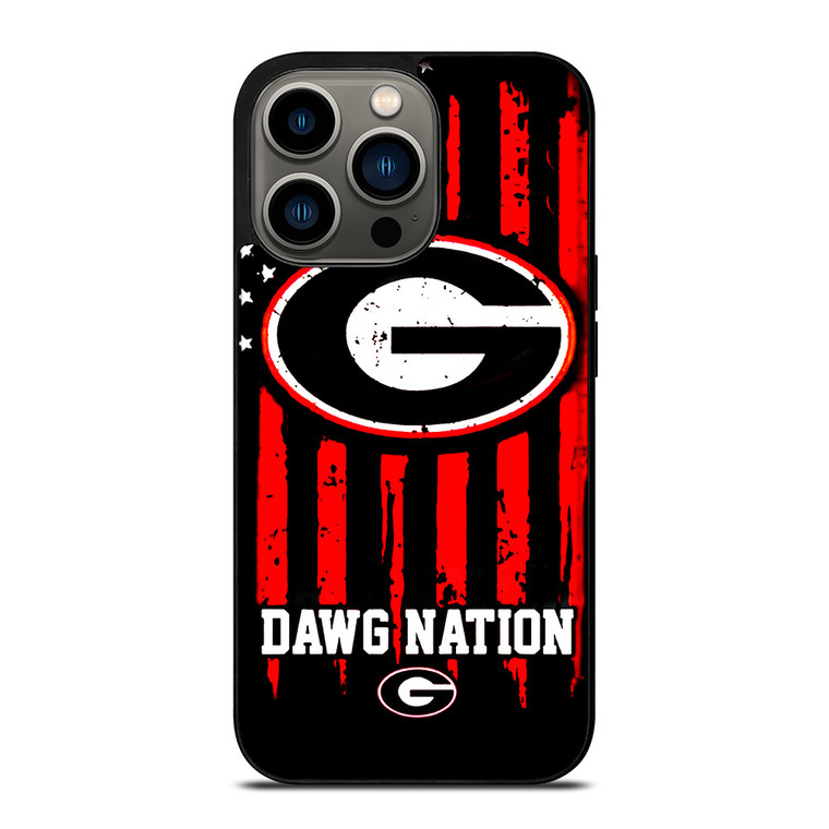 GEORGIA BULDOGS DAWG NATION iPhone 13 Pro Case