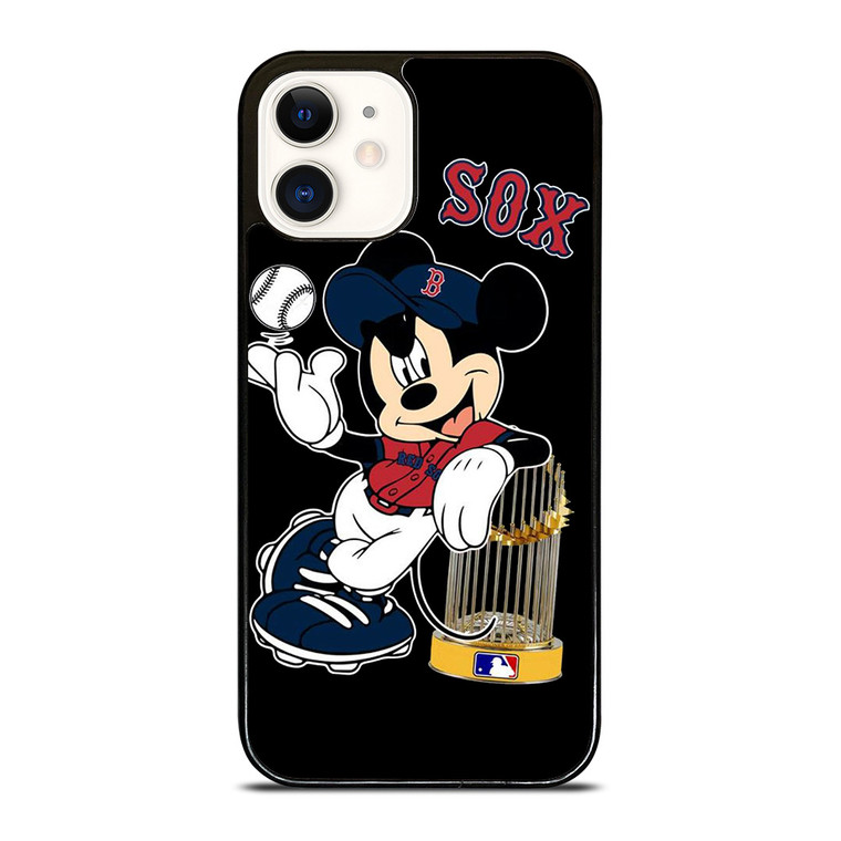 BOSTON RED SOX MICKEY MOUSE iPhone 12 Case