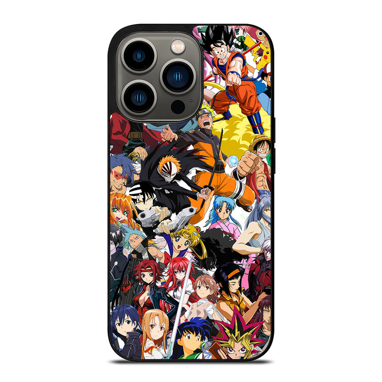 MANGA CHARACTERS CROSSOVER ANIME iPhone 13 Pro Case