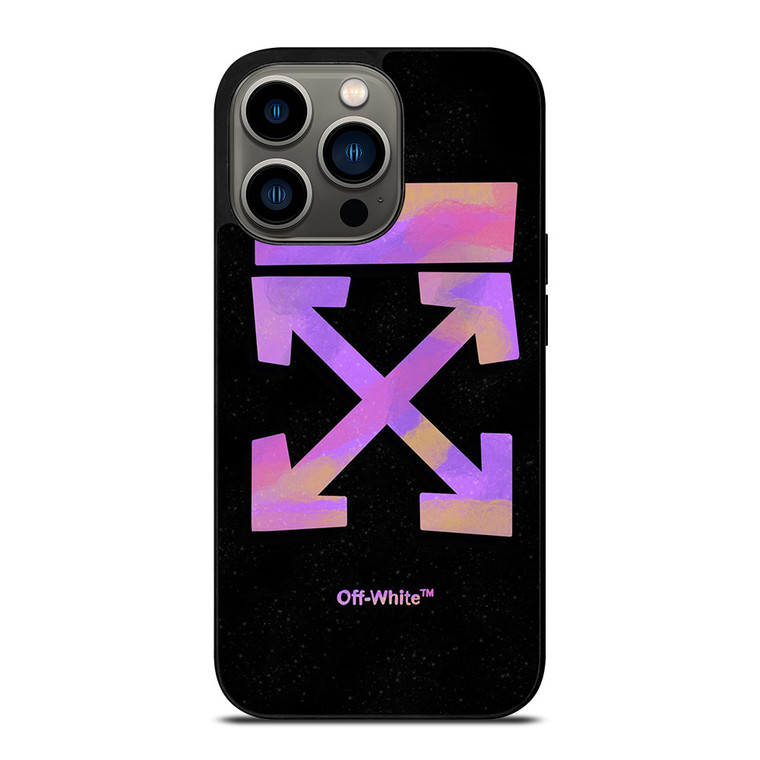 OFF WHITE PURPLE SPRAY iPhone 13 Pro Case