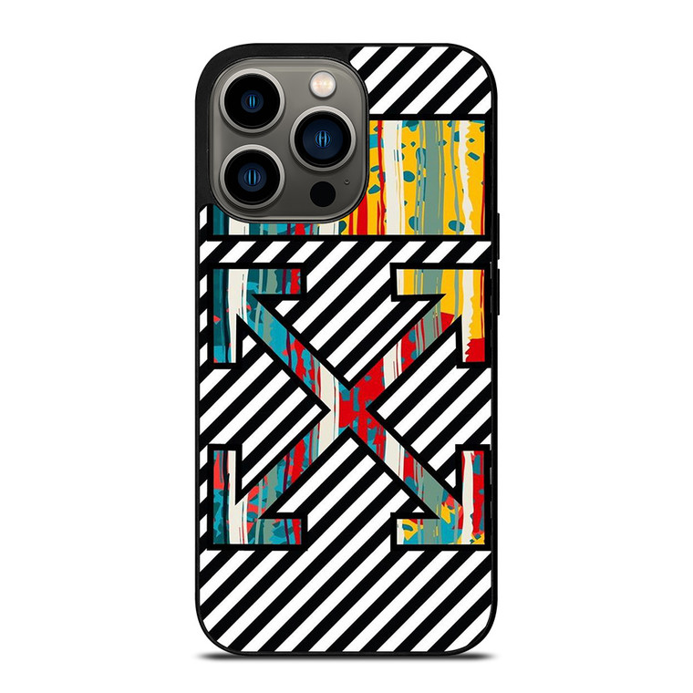 OFF WHITE STRIPES iPhone 13 Pro Case