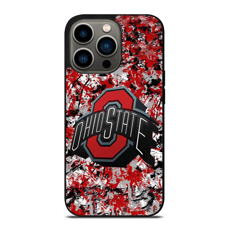OHIE STATE BUCKEYES FOOTBALL EMBLEM iPhone 13 Pro Case