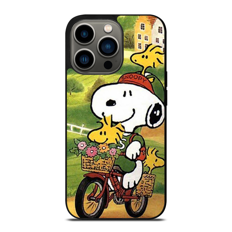 SNOOPY THE PEANUTS BICYCLE iPhone 13 Pro Case SNOOPY THE PEANUTS BICYCLE iPhone 13 Pro Case