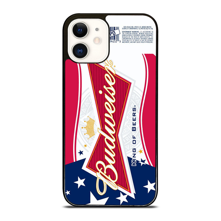BUDWEISER AMERICAN FLAG LOGO iPhone 12 Case