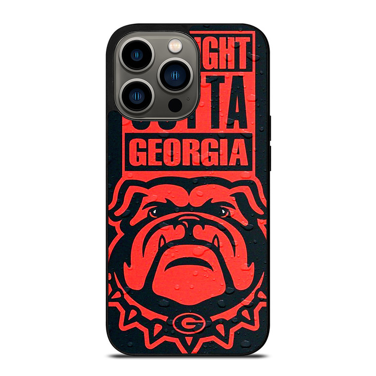 STRAIGHT OUTTA GEORGIA BULLDOGS DAWGS iPhone 13 Pro Case