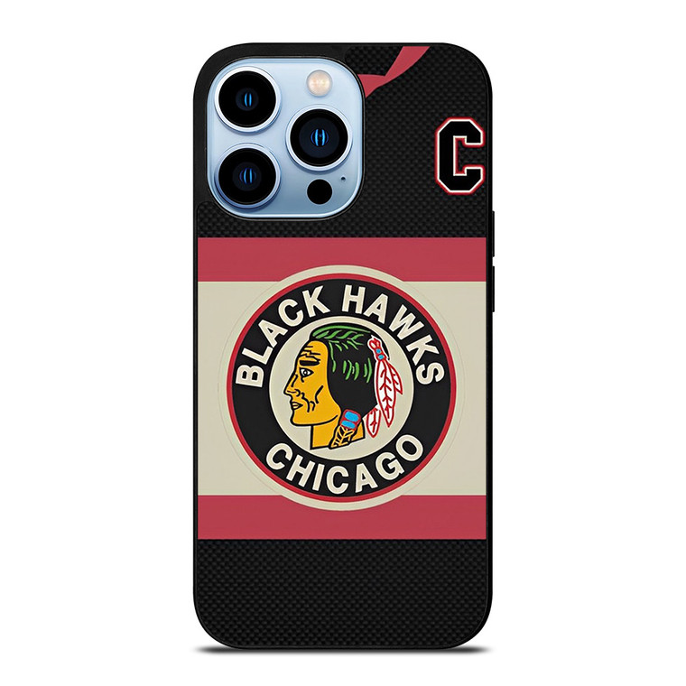 CHICAGO BLACKHAWKS FOOTBALL JERSEY iPhone 13 Pro Max Case