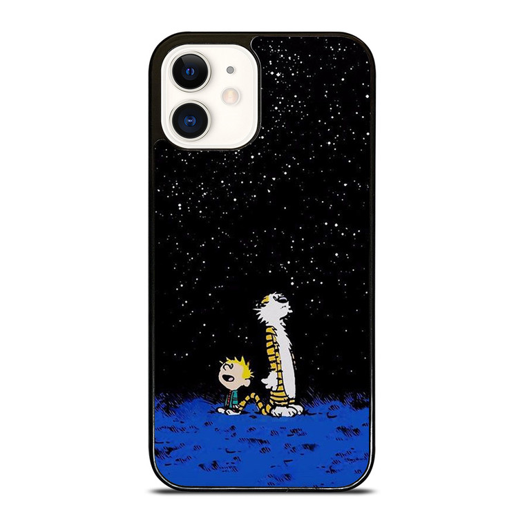 Calvin And Hobbes Looking Star iPhone 12 Case