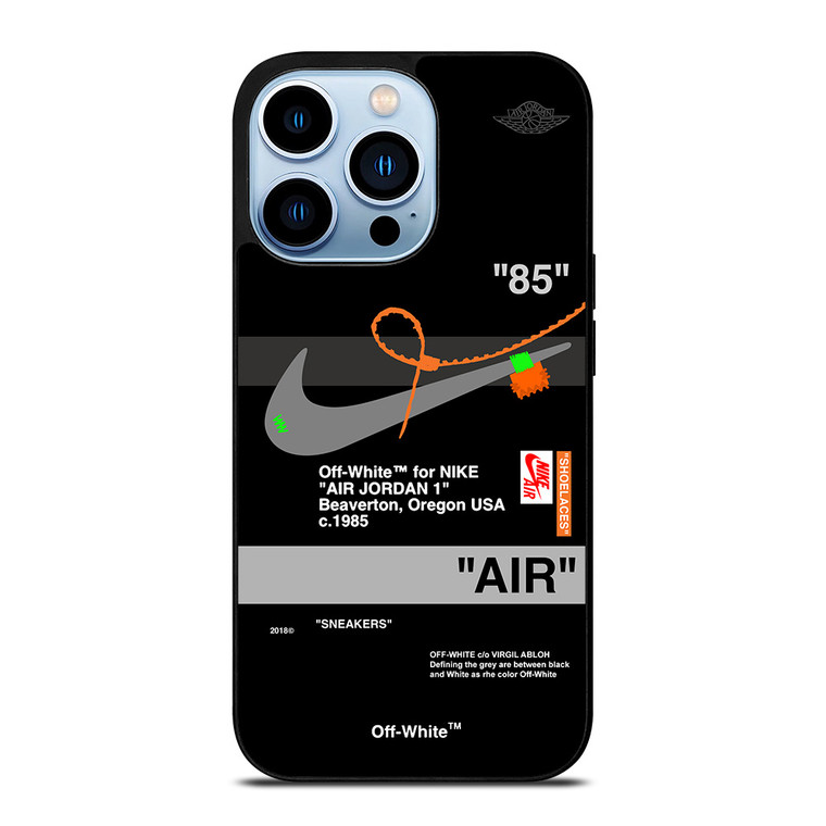 OFF WHITE AIR JORDAN NIKE iPhone 13 Pro Max Case